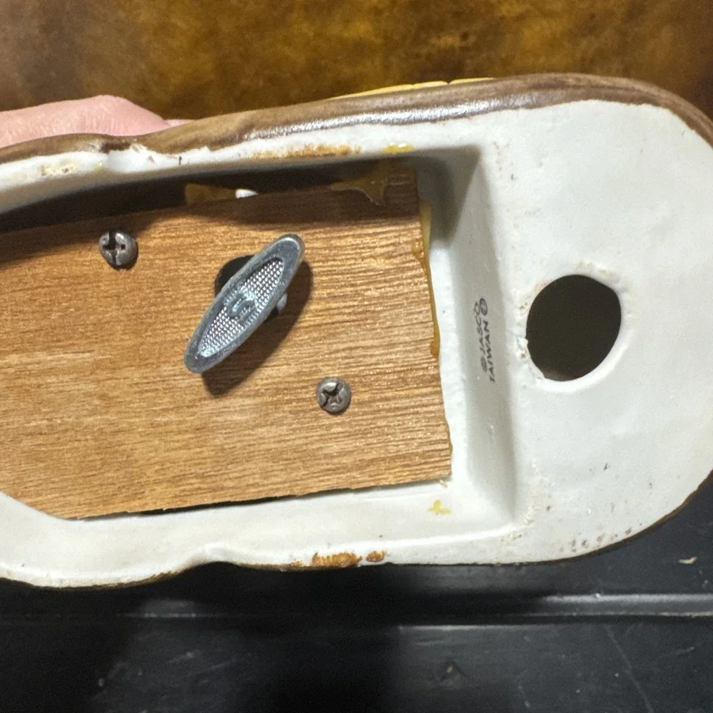 Mouse Christmas Music Box Mice In Shoe Jasco Porcelain EXCELLENT CONDITION Works